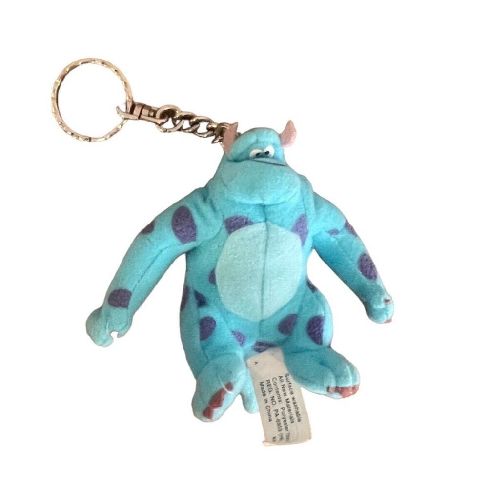 Kraft Disney Pixar Monsters Inc. Plush Sully Keychain Vintage